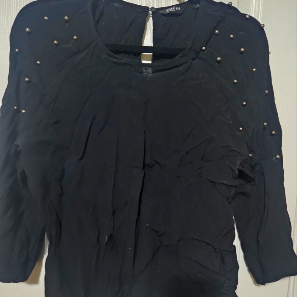 Reitmans Signature Blouse With 3/4 Stud Sleeve